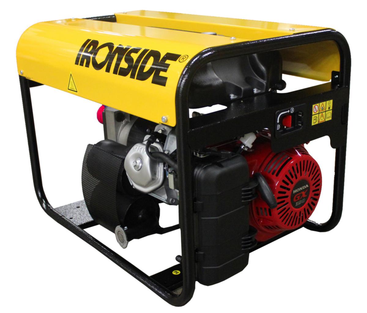 Strømaggregat 6000W 230V Ironside 6.4KW 50HZ Honda 11L