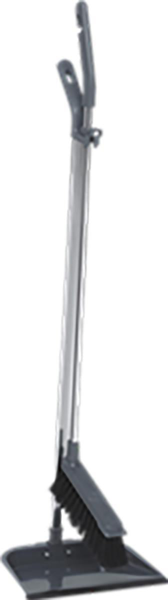 Vikan Feiesett Metall 90 cm Grå