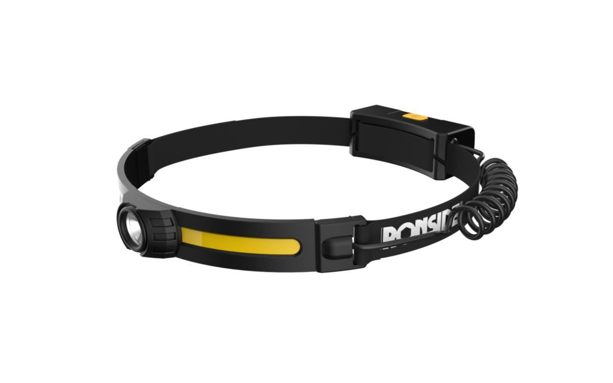 Ironside Oppladbar Hodelykt 120° 400 lm IP54