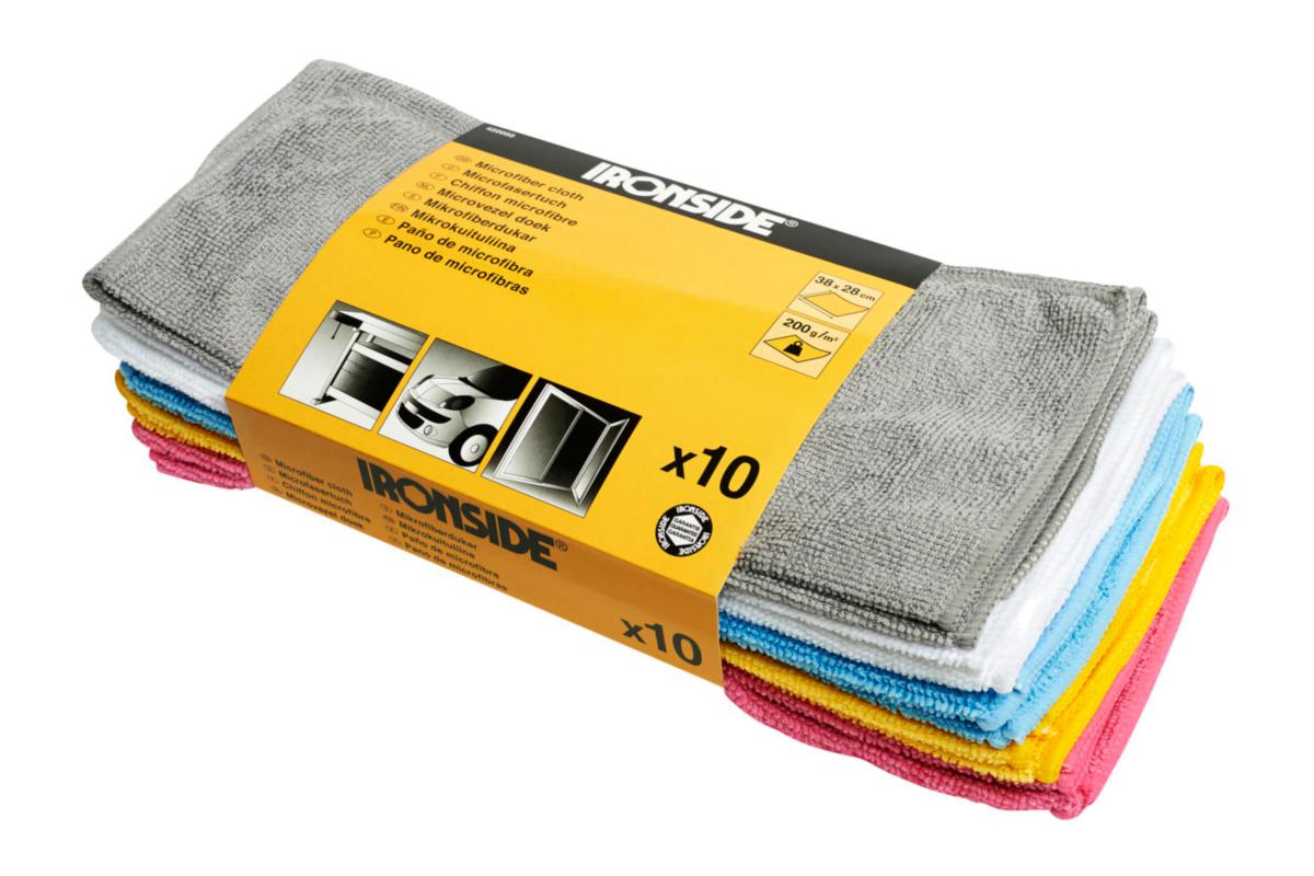 Ironside Mikrofiberklut 38x28 cm 10-pk