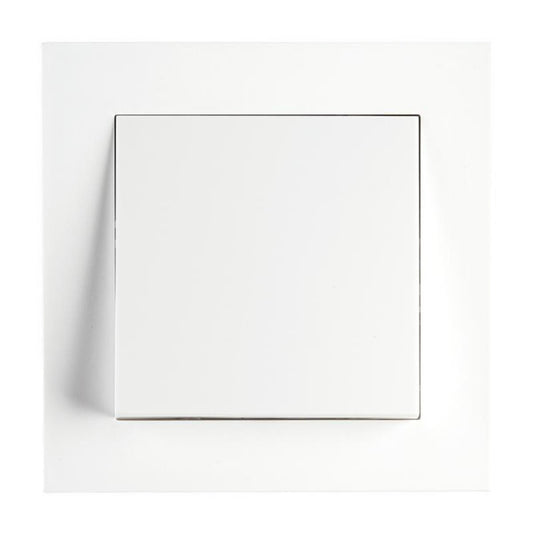 SG Install 1-polet Bryter 16A – Hvit, innfelt