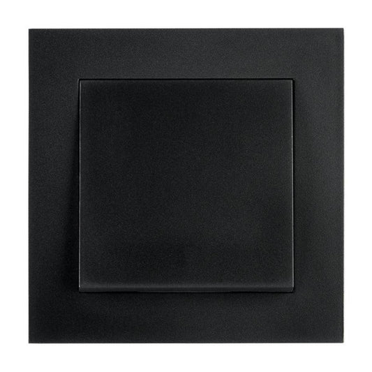 SG Install 1-polet Bryter 16A – Sort, innfelt