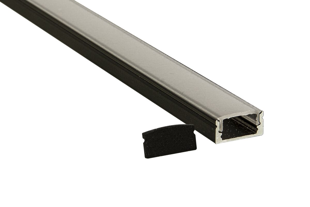 Aneta Lighting Scanstrip Slim LED-Profil 1,8 m Sort
