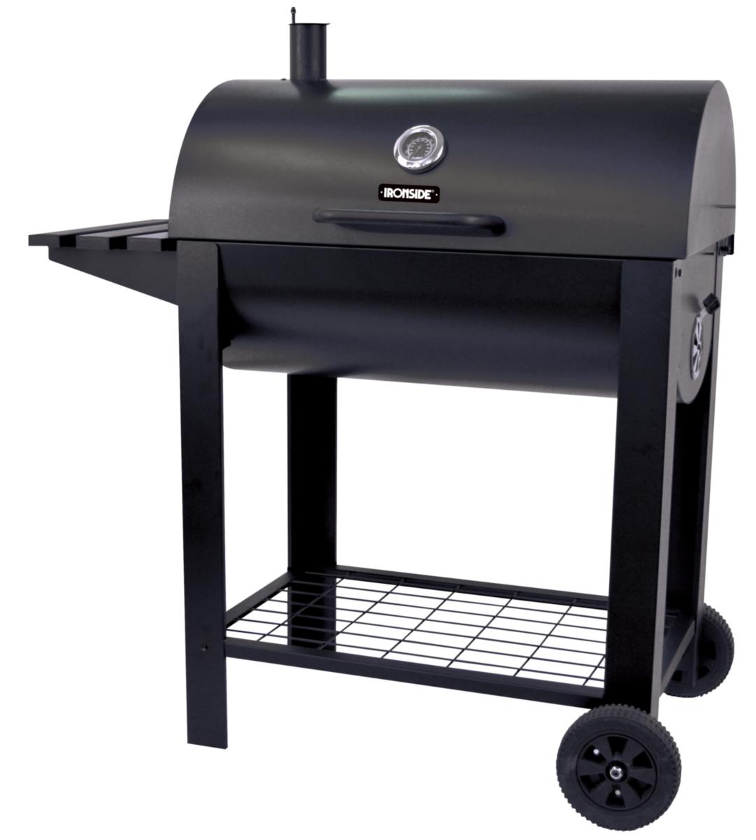 Kullgrill m/sidebord og grilltrekk