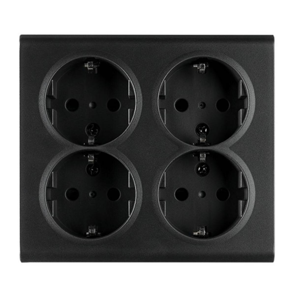 Stikk Sg® Påvegg 4-veis m/j Sort