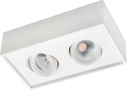 Downlight Sg® Påbygget CUBE LUX 2700K Hvit 2x