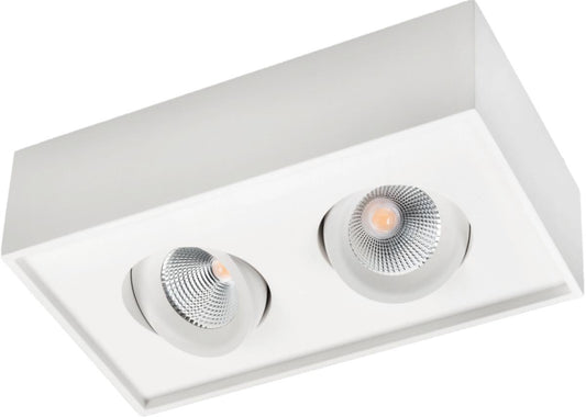 Downlight Sg® Påbygget CUBE LUX 2700K Hvit 2x