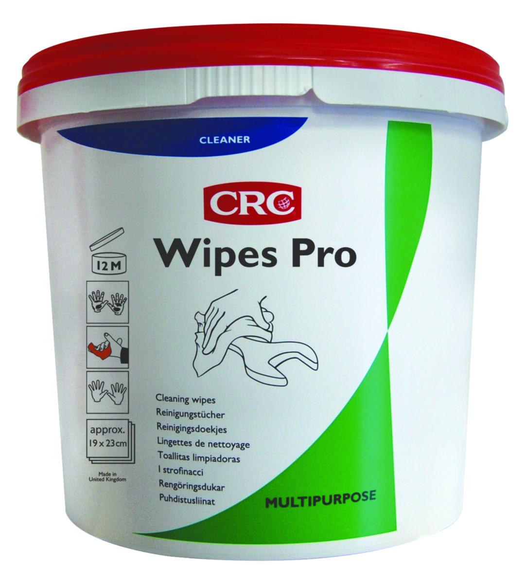 Rengjøringsserviett CRC Wipes PRO 100stk/pk