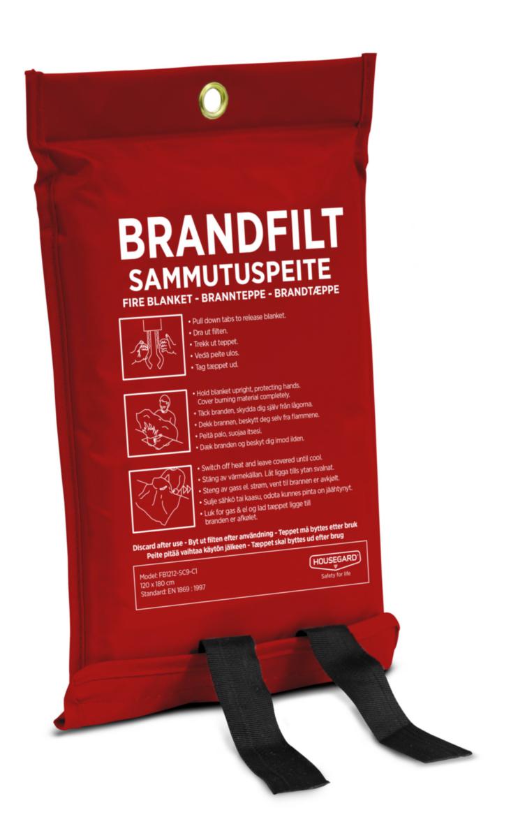 Brannteppe Housegard Silikonbelagt 120x180cm