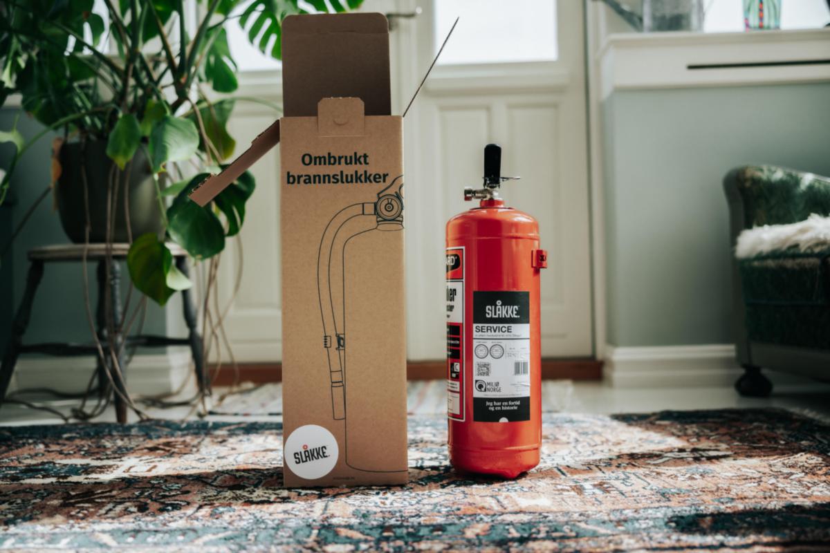 Brannslukker Slåkke 55A Pulver ABC 6kg Ombrukt