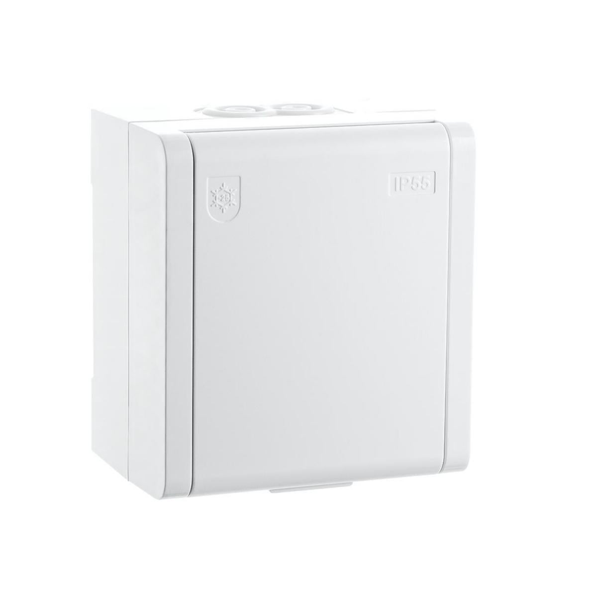 Stikkontakt Sg® PV Enkel m/j IP44 Hvit