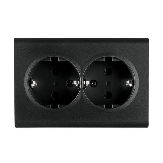 Stikk Sg® Påvegg Dobbel M/J Sort