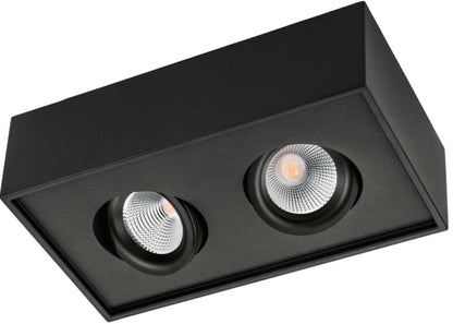 Downlight Sg® Påbygget CUBE LUX 2700K Sort 2x