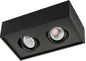 Downlight Sg® Påbygget CUBE LUX 2700K Sort 2x