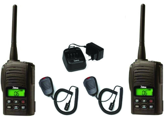 Komradiopakke Zodiac 2Xradio 2Xxmonofon lader
