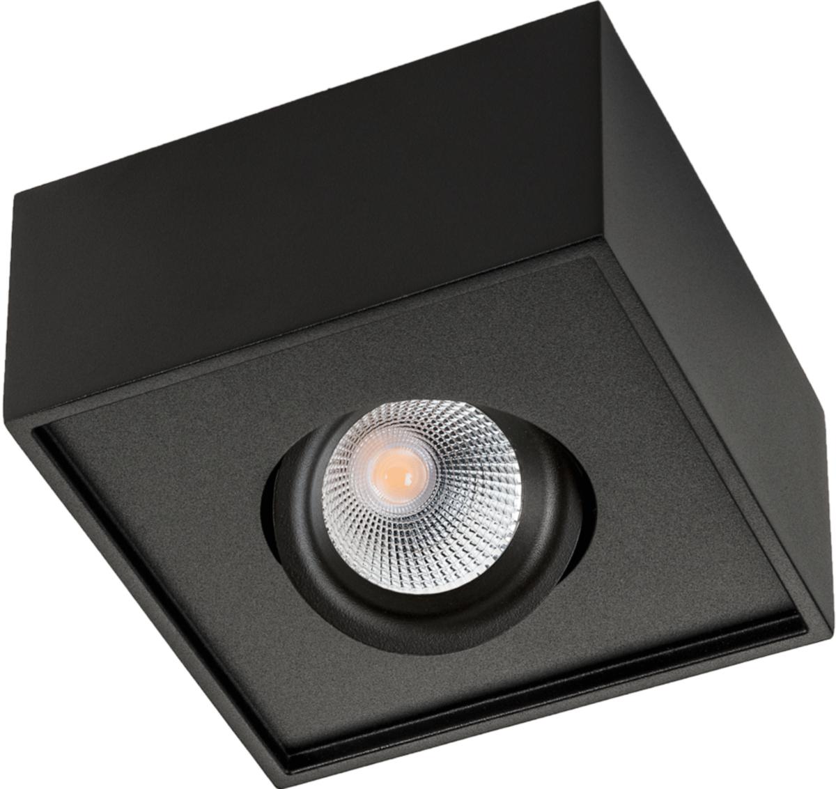 Downlight Sg® Påbygget CUBE LUX Sort