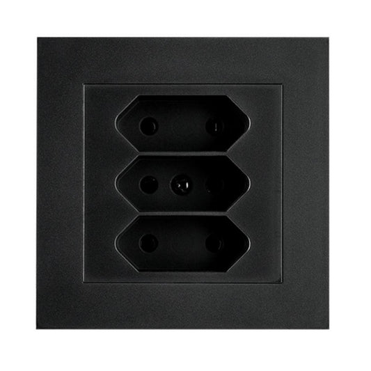 Stikk Sg® Innfelt Euro 3-veis Sort