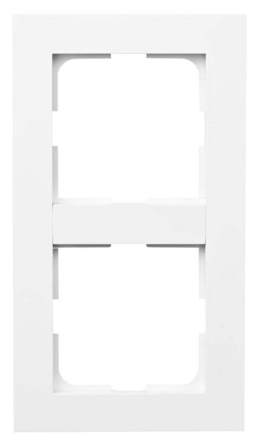 Kombinasjonsrammer Elko Plus 2-hull Hvit