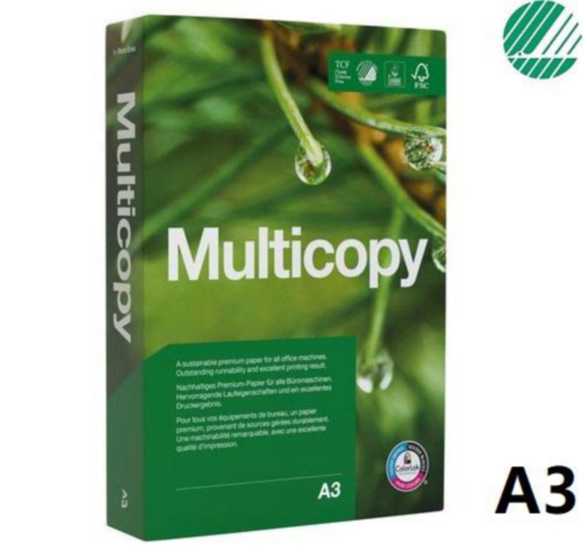 Kopipapir Multicopy A3 Org 80g 500stk ark