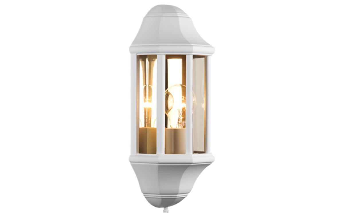 Veggarmatur Sg® Sorrento røkfarget glass E27