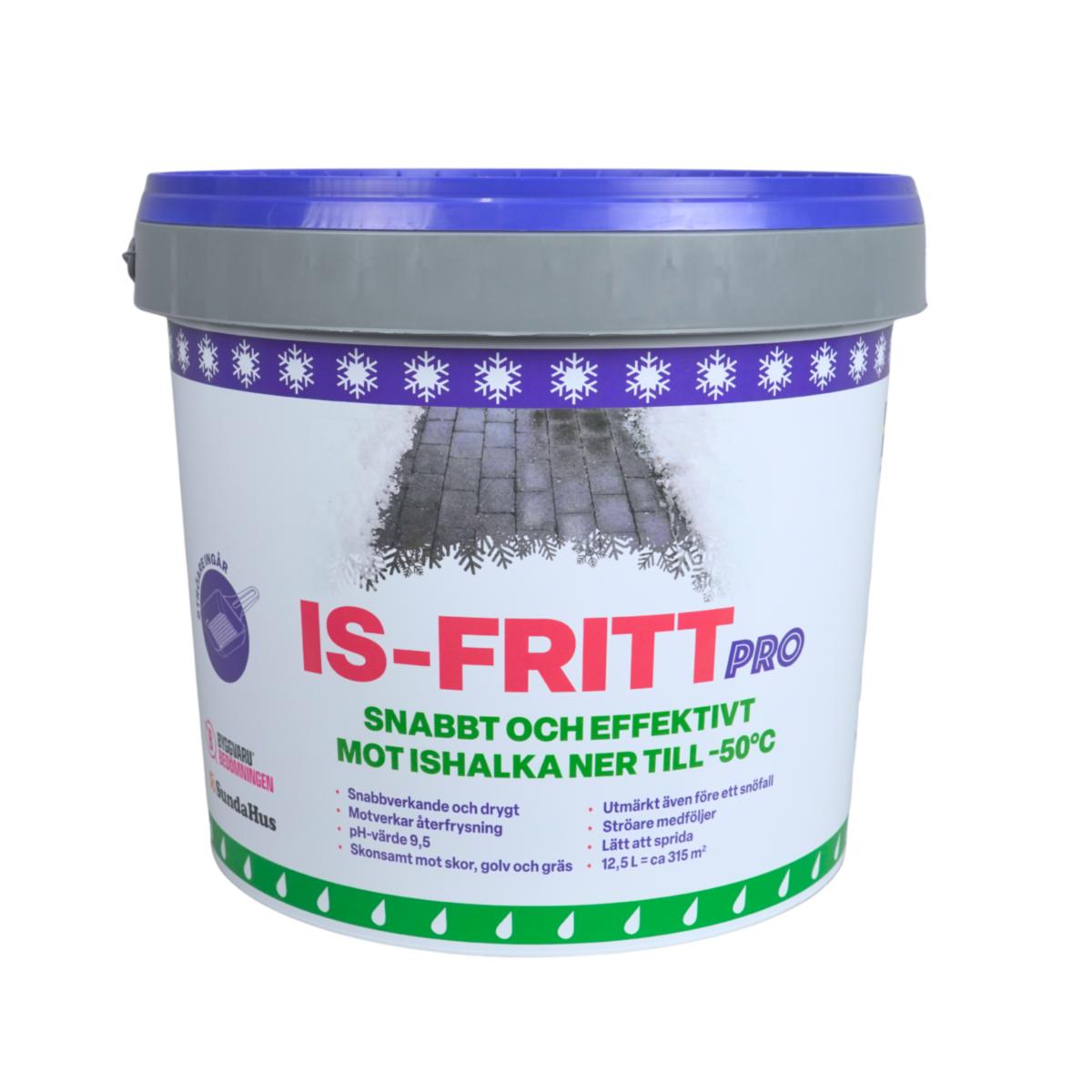 Is- og snøsmelter IS-FRITT 12,5L spann 10KG