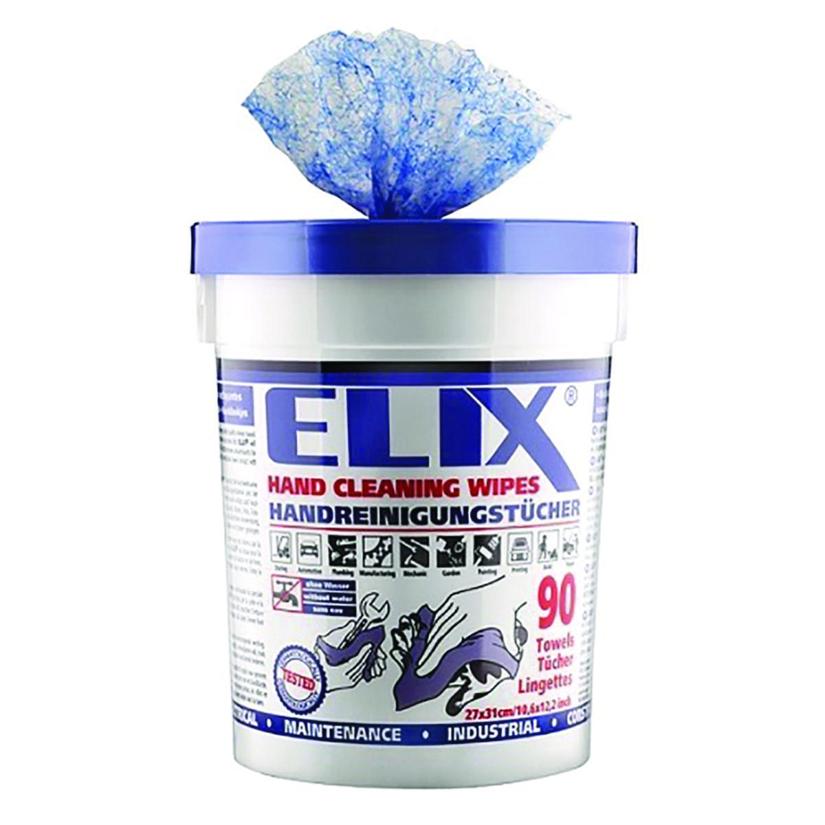 Elix Håndrenseservietter 90 stk Bøtte