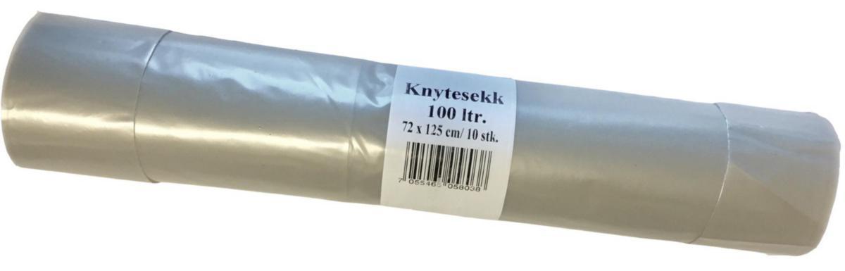 Søppelsekker Klar 100L 50my 10 stk